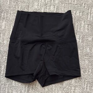 Black High-Waisted Shorts